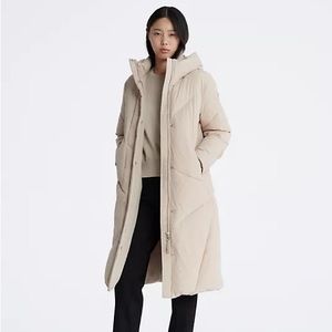 Calvin Klein Beige Puffer Coat